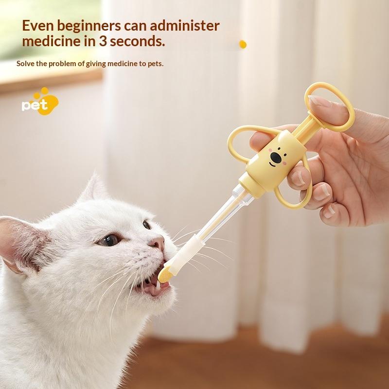 Storage Tips For Food - Pet Medicine Feeder With Soft Silicone