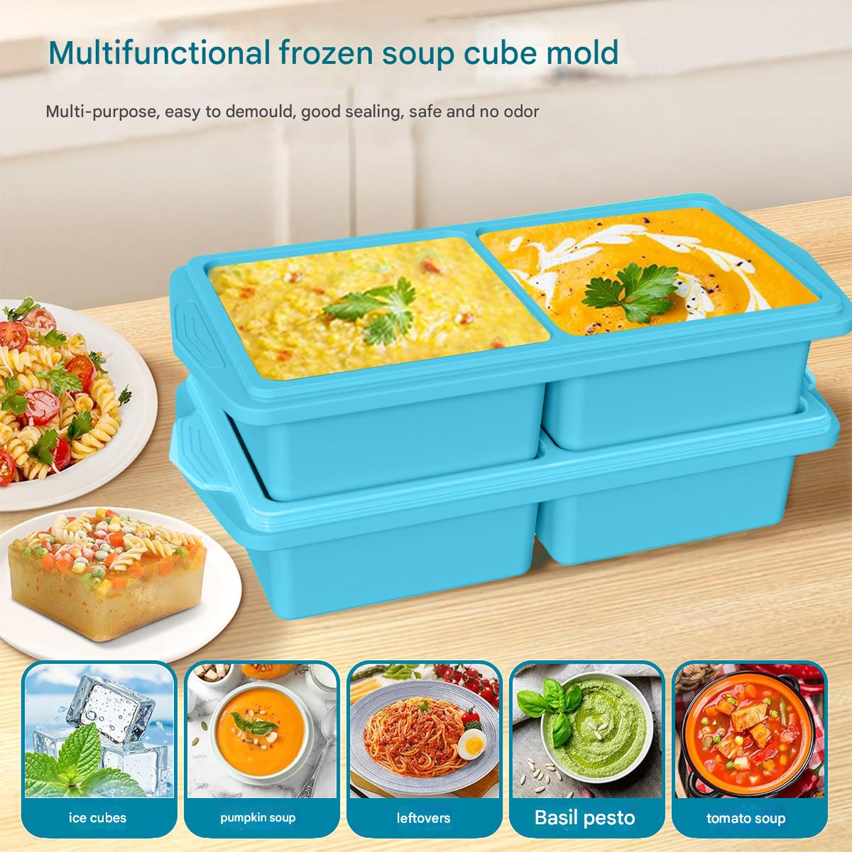 Large Silicone Ice Cube Mold w - đánh giá và giá Xl Food Storage Containers With Lids