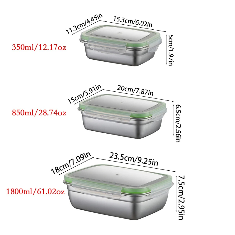 304 Stainless Steel Lunch Box  - đánh giá và giá Stainless Lunch Box