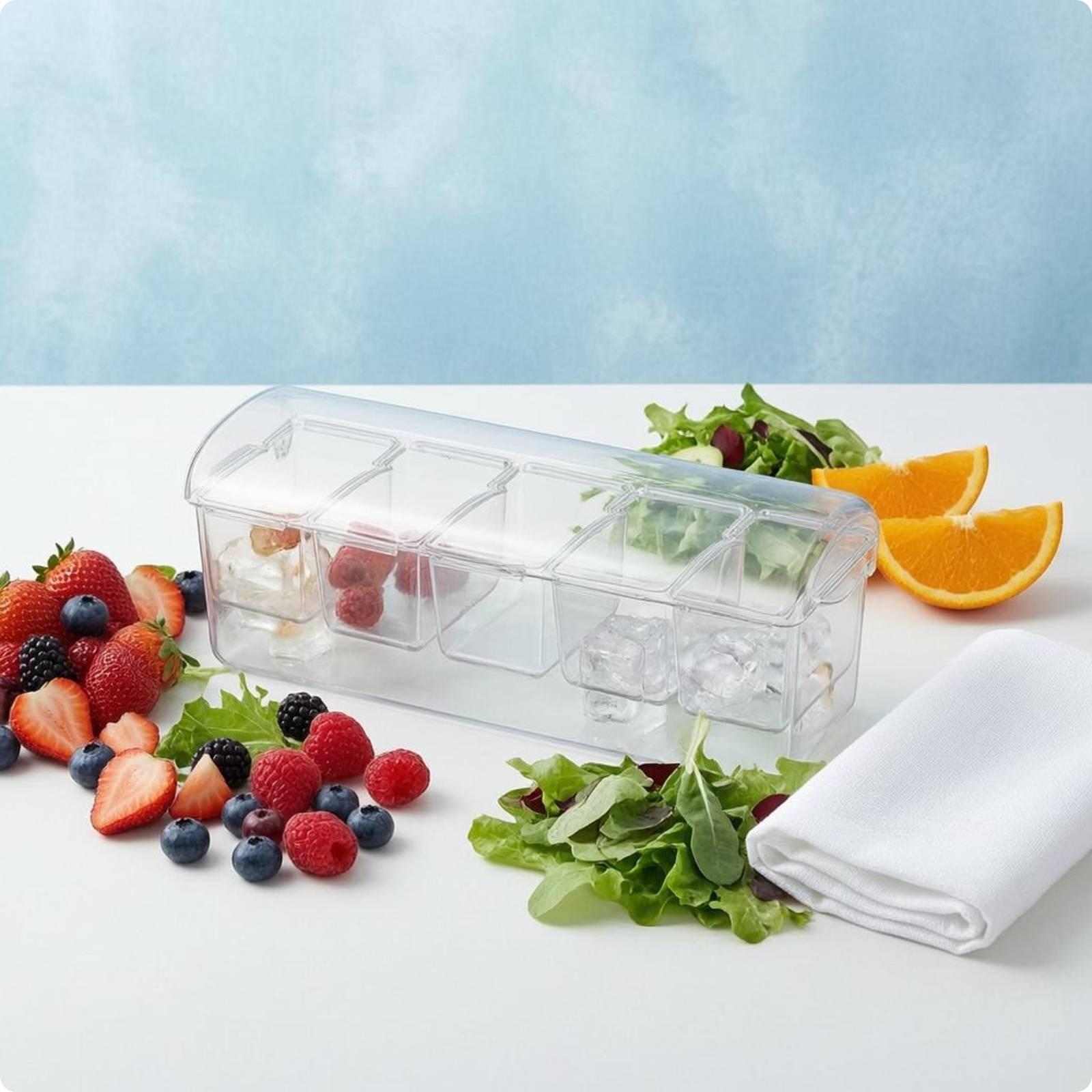 Airtight Salad Storage Box Rec - đánh giá và giá Storage Food Prep