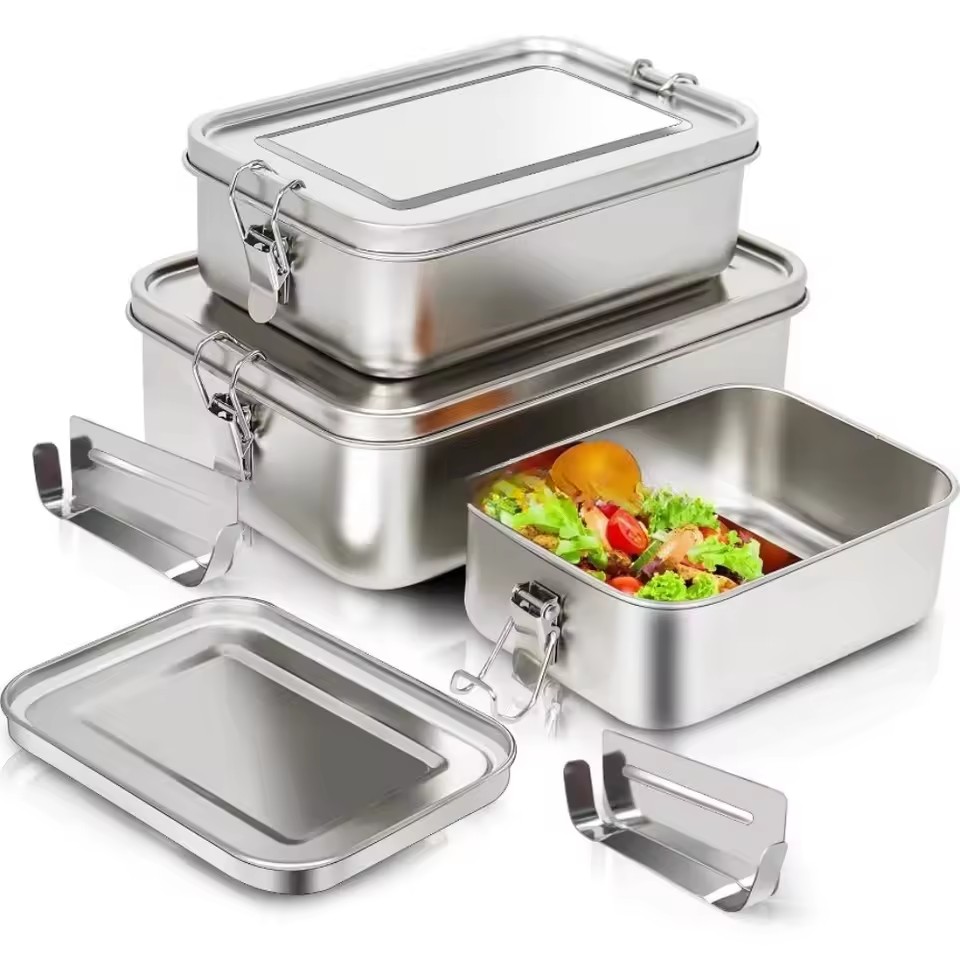 Durable Stainless Steel Bento  - đánh giá và giá Stainless Lunch Box